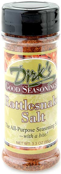 Dirk's Good Seasonings! Rattlesnake Salt